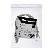 Кабель GoPower PATCH RJ-45(M)-RJ-45(M) 00-00029033 0.5M серый