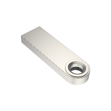 Флешка USB Netac U278 (NT03U278N-032G-20PN), 32Gb, USB 2.0, R/W 50/10, серебристый/черный
