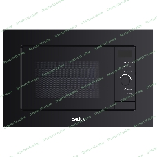 Встраиваемая микроволновая печь Evelux MW 253 B черный, 17 л, 700 Вт, поворотный механизм/сенсор