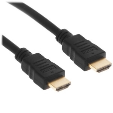 Кабель Cablexpert HDMI CC-HDMI4-0.5M, 19M/19M, v2.0, медь, позол.разъемы, экран, 0.5м, черный, пак