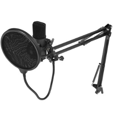 Микрофон проводной Оклик SM-700G 2.5м черный