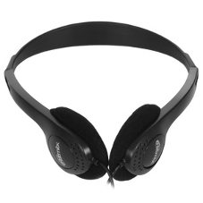 Проводные наушники Ritmix RH-501 черный, накладные, Jack 3.5 мм, складная конструкция