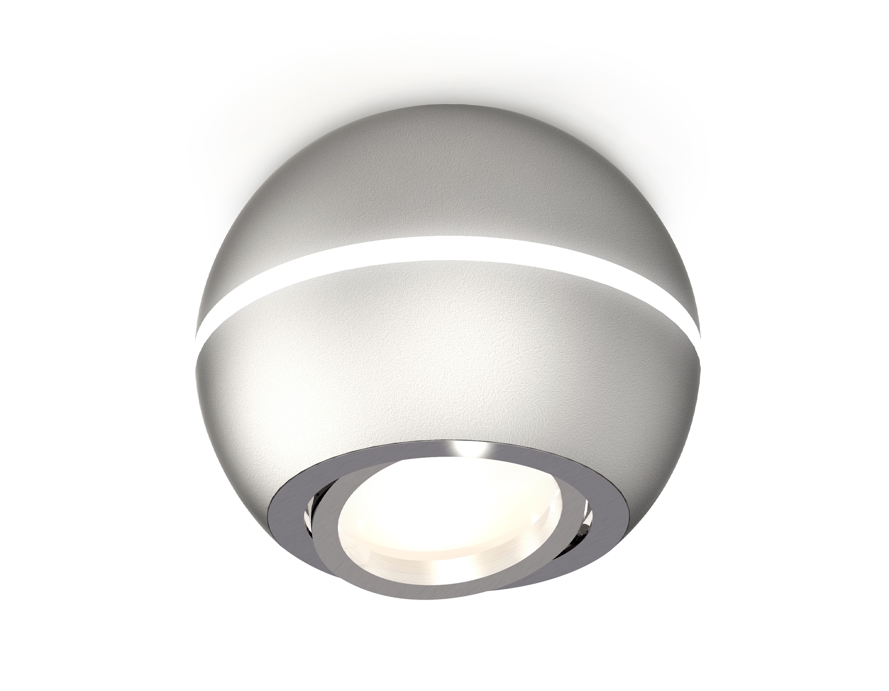 Светильник Ambrella Light XS1103011 SSL/PSL серебро песок/серебро полированное MR16 GU5.3 LED 3W 4200K (C1103, N7003)