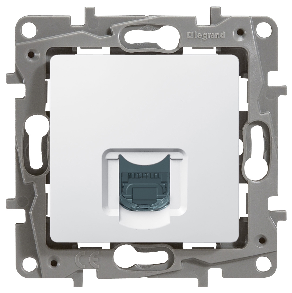 Розетка компьютерная ETIKA RJ45 кат.5 UTP, белый