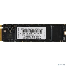 Накопитель SSD AMD Radeon R3MP30512G8, 512Gb, PCIe 3.0 x4, M.2 2280, NVMe, R/W 3300/2200