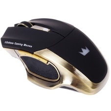 Мышь беспроводная Crown Gaming CMXG-605 черный, 1600 dpi, радиоканал, USB, кнопки - 6