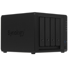 Сетевое хранилище Synology DiskStation DS925+ черный (AMD Ryzen V1500B/4Gb/4 pcs (3.5