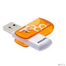 Флешка USB PHILIPS VIVID (FM12FD05B/97), 128Gb, USB 2.0, R/W 15/6, белый/желый