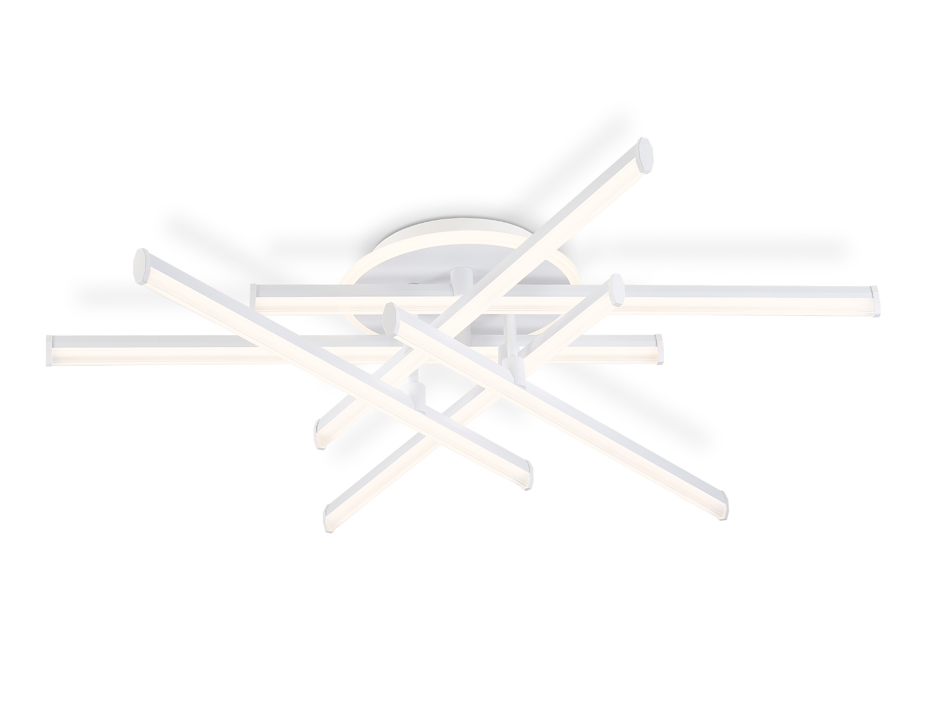 Потолочный светодиодный светильник Ambrella light FL6251 WH белый 97W 3000K-6400K 805*760*170 (ПДУ ИК)