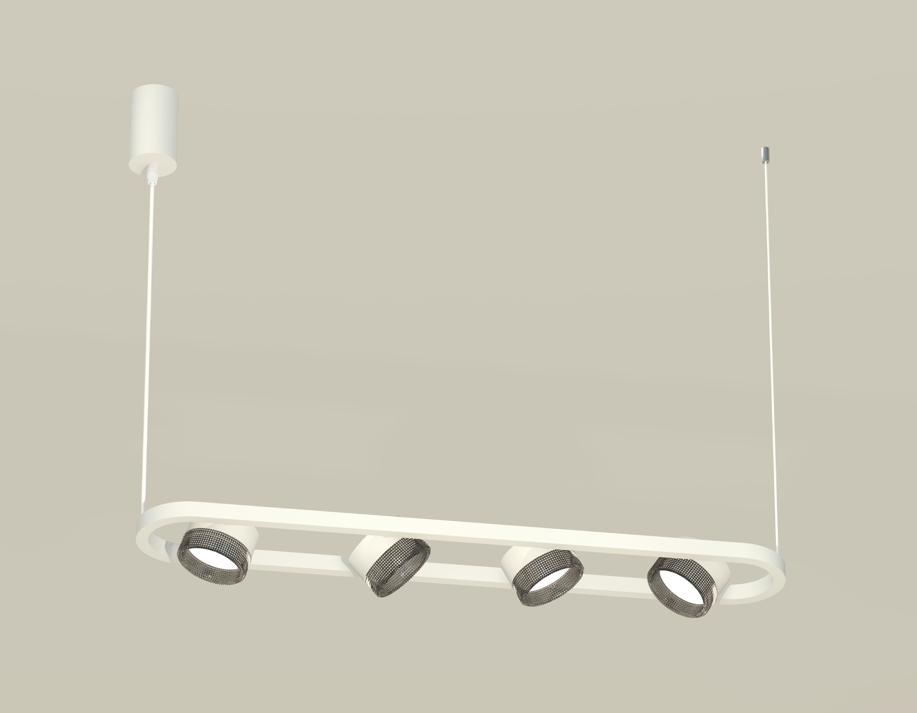 Светильник Ambrella light XB9163200/4 SWH/BK белый песок/тонированный GX53 (C9163, N8484)