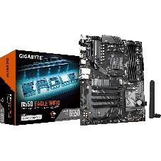 Материнская плата Gigabyte B550 EAGLE WIFI6, AM4, AMD B550, 4xDDR4, 4xSATA, 2xM.2, 3xPCIe x16, HDMI, 1xGb LAN, USB Type-C, 3x3.5 мм, 7.1, ATX