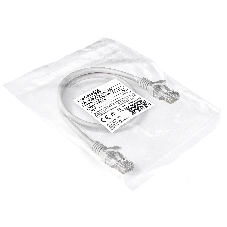 Патч-корд ExeGate EX286379RUS UTP-RJ45-RJ45-5e-0,5M-LSZH-GY, UTP, cat.5e, LSZH, 0.5м, серый