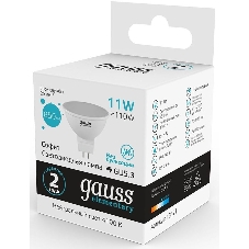 Лампа cветодиодная Gauss Elementary MR16 11W 850lm 4100K GU5.3 LED