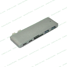 Адаптер сдвоенный Type-C на USB 3.0*2 + Type-C* 2 + SD/TF для MacBook, серый