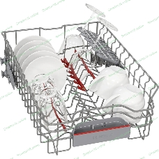 Встраиваемая посудомоечная машина Bosch SPV6EMX65Q, серебристый, 44.8 см, 10 компл., 45 дБ, класс A+