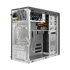 Компьютерный корпус Minitower ExeGate EX299310RUS MA-373X-UNS400 (mATX, БП UNS400 с вент. 12см, 2*USB, аудио, черный)