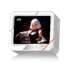 Система охлаждения PCCooler GT360 ARGb Display WH (310W, 360мм, LED temp., белый, ARGb/Fans: 3x120мм, 99CFM, 41.5dBA, 3000RPM/Pump 15dBA, 2600RPM, Rad thickness 27мм/S: 1851, 1700, 1200, 115X, AM5, AM4)