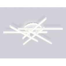 Потолочный светодиодный светильник Ambrella light FL6251 WH белый 97W 3000K-6400K 805*760*170 (ПДУ ИК)