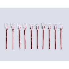 GS7378 Соединитель гибкий односторонний COB 12/24V для лент 12 mm (2 конт.) (10шт)