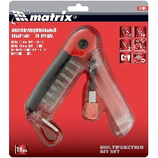 Многофункциональный набор бит Matrix, CrV,18шт