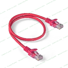 Патч-корд ExeGate EX286378RUS UTP-RJ45-RJ45-5e-0,5M-LSZH-RD, UTP, cat.5e, LSZH, 0.5м, красный