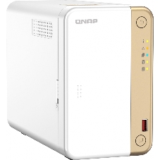 Сетевое хранилище channel QNAP TS-262-4G NAS 2 HDD trays, 2 x M.2 NVMe PCIe Gen 3 x1, 2-core Intel Celeron N4505 2.9 GHz, 4 Gb RAM (4Gb max), 1x2.5 Gigabit Ethernet, Slot PCIe Gen 3 x2, 2 USB 3.2 Gen 2 (10Gbps) Port, 2xUSB USB 2.0 port, 1xHDMI 2.0
