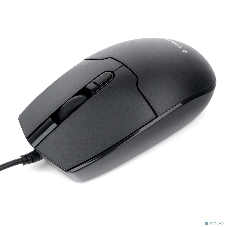Мышь проводная Gembird MOP-430 черный, 1600 dpi, USB, кнопки - 4