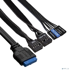 Компьютерный корпус Miditower ExeGate AA-442U2 (ATX, без БП, 1хUSB+2хUSB 3.0, аудио, черный)
