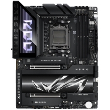 Материнская плата ASUS ROG CROSSHAIR X870E HERO, AM5, AMD X870E, 4xDDR5, 4xSATA, 5xM.2, 2xPCI-E 5.0 x16, 1xHDMI, 2xUSB-C (видео), 2x 5Gb LAN, 6xUSB-A 3.2 Gen 2, 2xUSB-C 3.2 Gen 2, 2xUSB4, 2x3.5 мм, 7.1, ATX