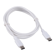 Кабель USB2.0 Cablexpert CC-USB2-CMCM-60-1M-W, Type-C/Type-C, 3А, 60Вт, PD/QC3.0, медь, 1м, белый, пакет