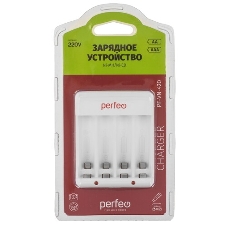 Зарядное устройство Perfeo PF_B4048 PF-VN-421 Ni-MH/CD, 220V, 4 слота, AA/AAA/9V, таймер
