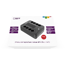 Источник бесперебойного питания CBR UPS-OFB-101E-650/650 ВА/390 Вт/8xSchuko CEE 7