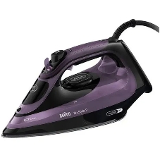 Утюг Braun TexStyle 9 SI9661VI фиолетовый/черный, 3100 Вт, 60 г/мин, 250 г/мин, 330 мл