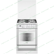 Плита газовая Gefest ПГ 6300-03 0040 белый, конфорок 4 шт, духовка 52 л, 60 см x 85 см x 60 см