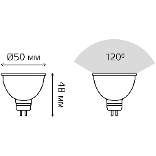 Лампа cветодиодная Gauss Elementary MR16 11W 850lm 4100K GU5.3 LED