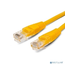 Кабель патч-корд, Filum FL-U5-C-3M-Y U/UTP 5e cat. 3м, 26AWG(7x0.16 мм), чистая медь, PVC, жёлтый
