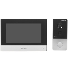 Комплект домофона Hikvision DS-KIS603-P(C) серебристый