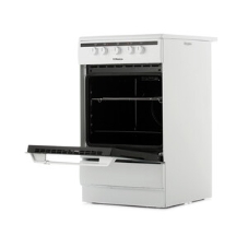 Плита электрическая Hansa FCCW54002 белый, конфорок 4 шт, духовка 68 л, 50 см x 85 см x 60 см