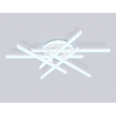 Потолочный светодиодный светильник Ambrella light FL6251 WH белый 97W 3000K-6400K 805*760*170 (ПДУ ИК)
