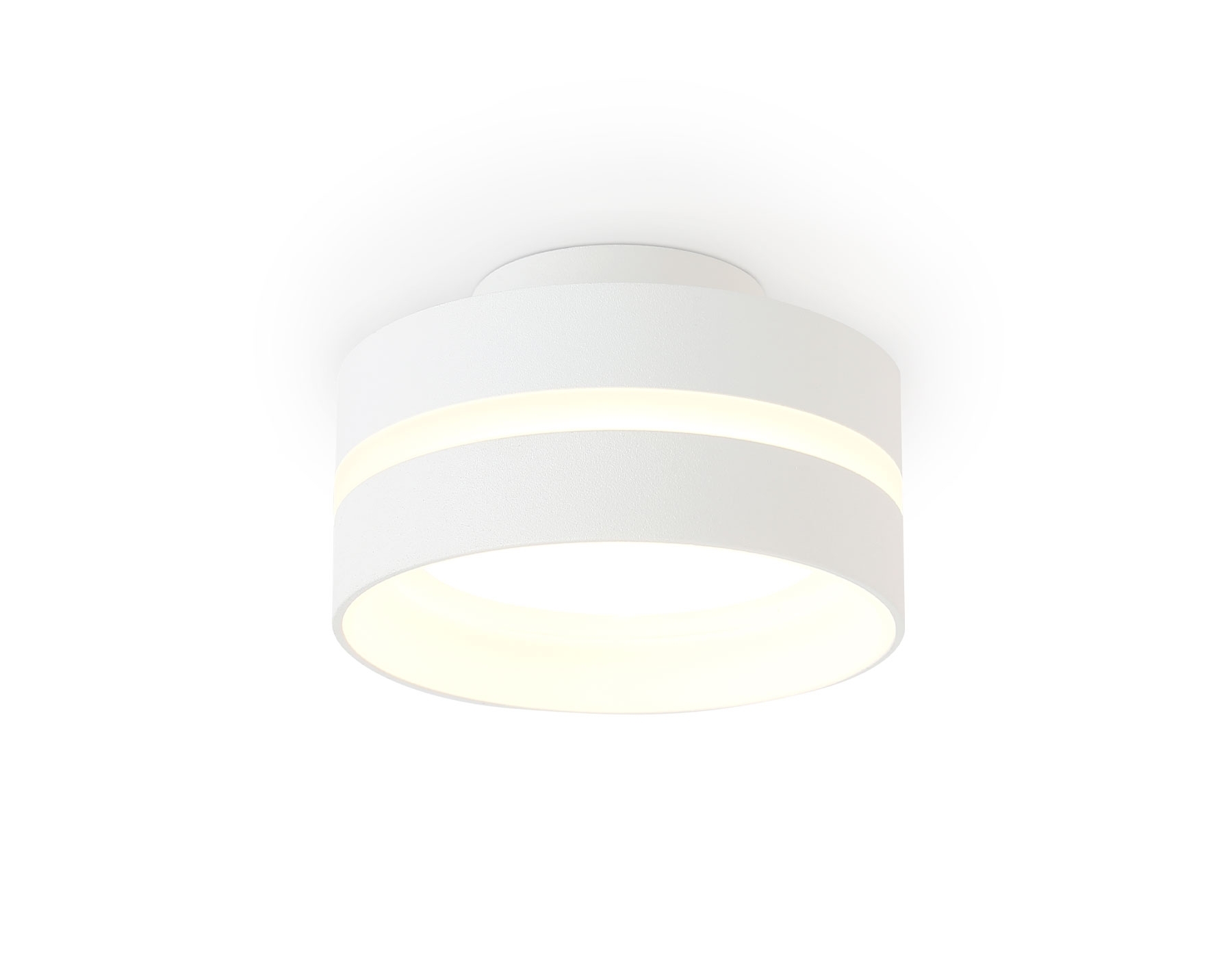 Светильник Ambrella light TN5419 SWH/FR белый песок/белый матовый GX53 IP20 D95*60