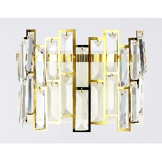 Светильник Ambrella light TR5055 GD/WH/CL золото/белый/прозрачный E14/2 max 40W 250*200*140