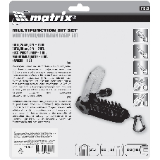 Многофункциональный набор бит Matrix, CrV,18шт