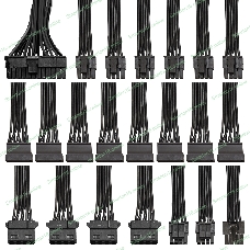 Блок питания ExeGate 1200PPH (EX292158RUS), 1200Вт, 80 PLUS Bronze, 120мм, черный