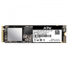 Накопитель SSD XPG SX8200 Pro, 512 Gb, PCIe 3.0 x4, M.2 2280, NVMe, R/W 3350/2350, с радиатором