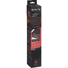 Игровой коврик Defender черный M 360x270x3 мм, ткань+резина