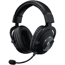 Гарнитура Logitech G PRO X чёрный, беспроводная, USB, подвижный микрофон, отсоединяемый кабель 2 м