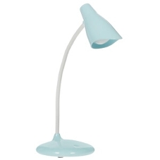 Светильник настольный Uniel TLD-559 Blue/LED/280Lm/5000K/Dimmer 3W. Сенсорный выключатель. Голубой