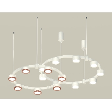 Светильник Ambrella light XR92081200/16 SWH/PPG белый песок/золото розовое полированное GX53 (A9208, C9241,C9236,N8112,N8126)