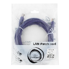 Патч-корд UTP Cablexpert cat.5e, 3м, литой, многожильный, фиолетовый