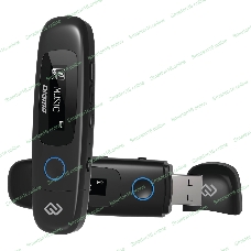 Плеер Flash Digma U4 8Gb черный/0.91